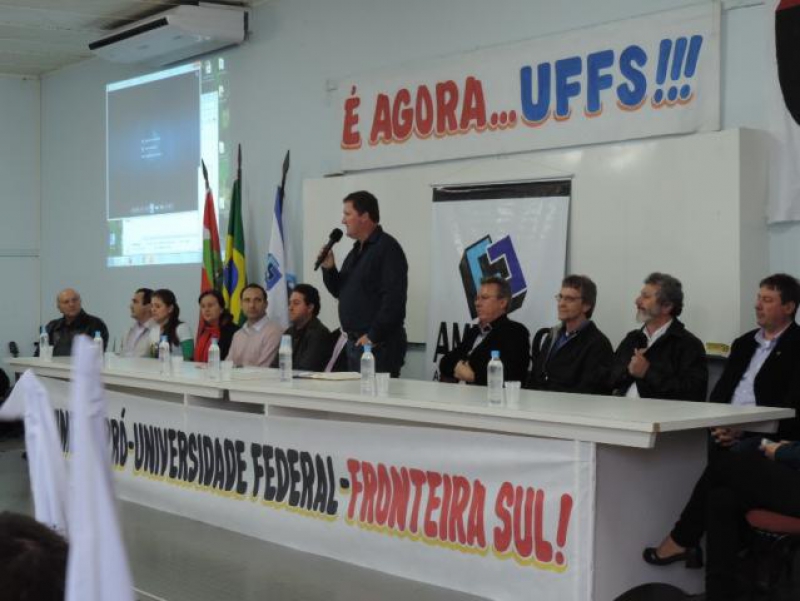 ACISMO participa de evento sobre Universidade Federal Fronteira Sul