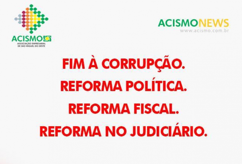 ACISMO junta-se a campanha para o fim da Corrupção!