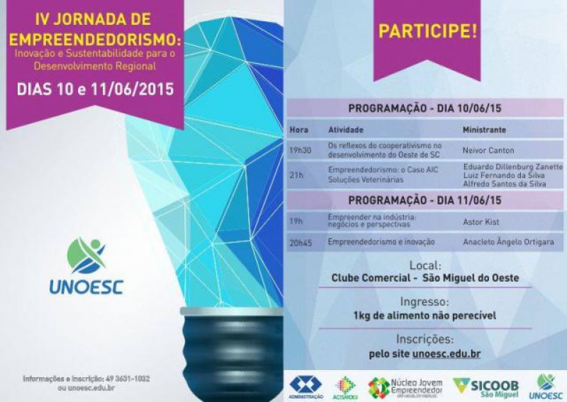 IV Jornada de Empreendedorismo