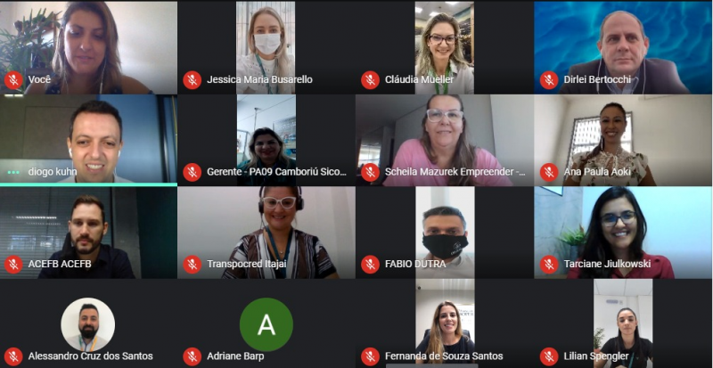 Núcleo de Cooperativas de Crédito da Acismo promove encontro online entre núcleos dos estados