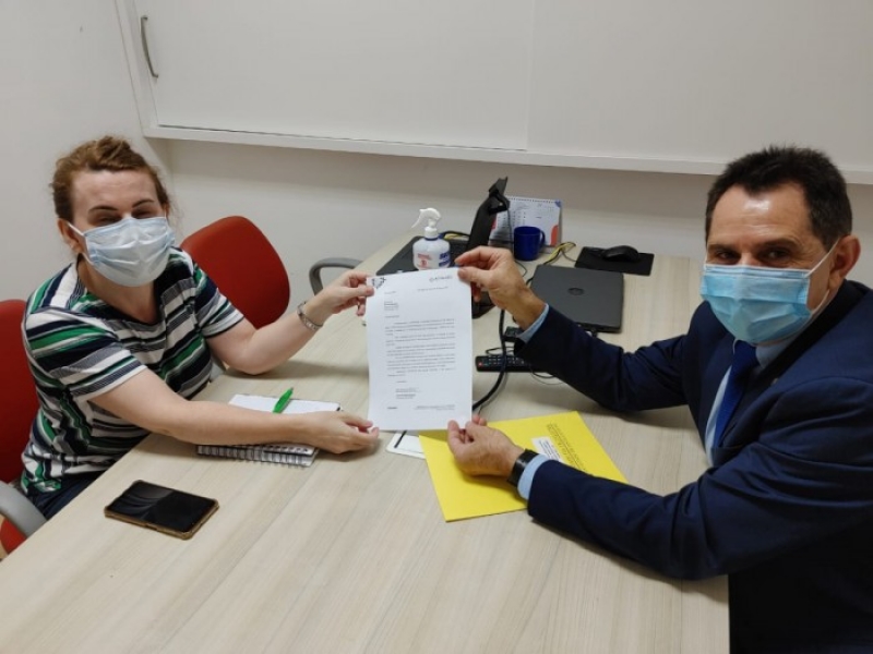 A pedido da Acismo deputado Coronel Mocellin reforça junto ao estado um Centro do HEMOSC para SMO
