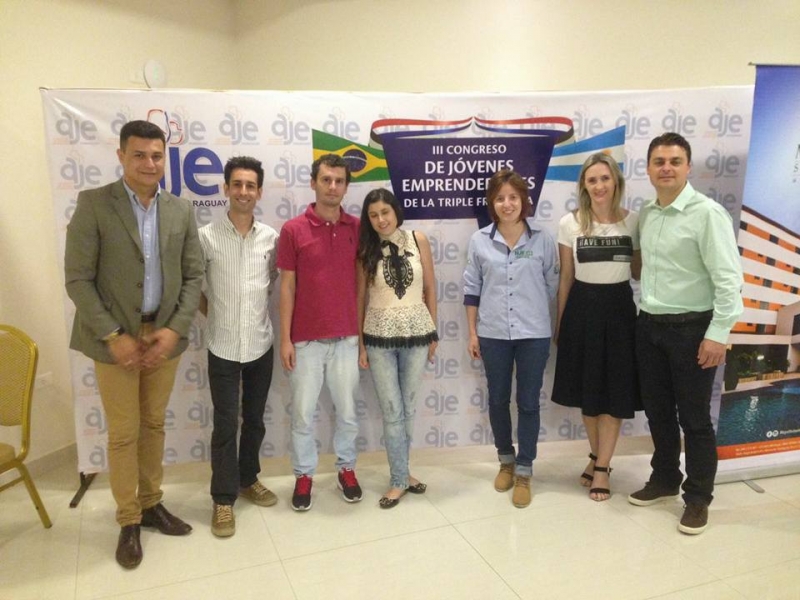 Nucleado do Jesmo participa de Congresso dos Jovens Empreendedores no Paraguai
