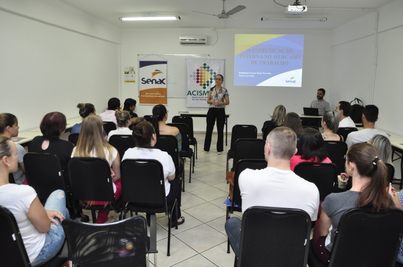 Senac e Acismo realizam palestra sobre comunicação