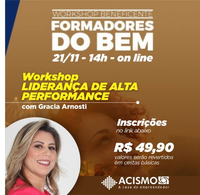 Acismo realiza workshop on-line sobre liderança de alta performance