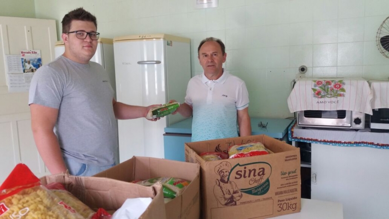 Núcleo entrega alimentos ao Hospital de Guaraciaba