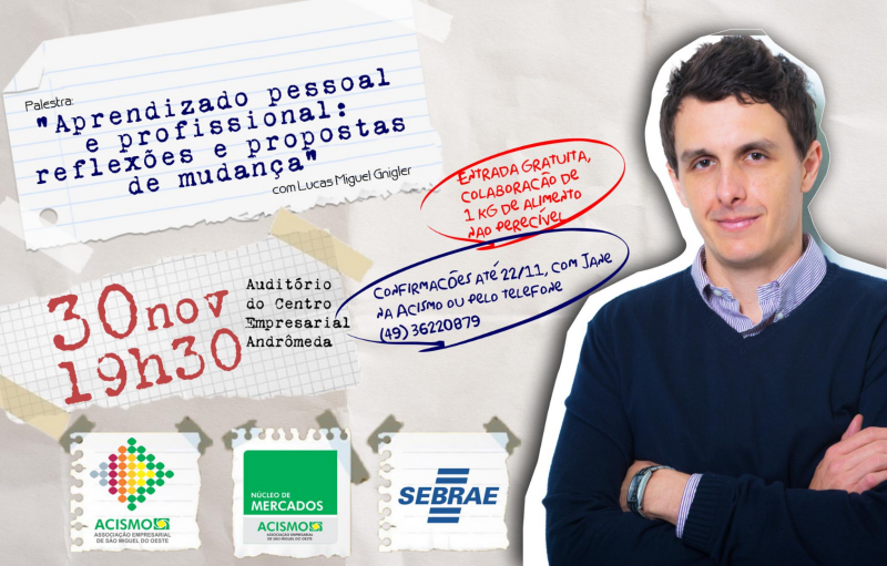 Núcleo dos Mercados realiza palestra sobre aprendizado pessoal e profissional