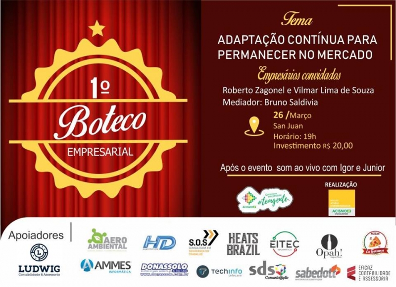 ?Jesmo realiza o primeiro Boteco Empresarial