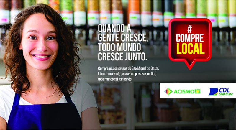 Acismo e CDL lançam campanha Compre Local