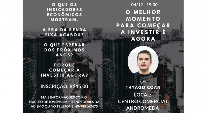 ?NJE promove palestra com Thyago Coan