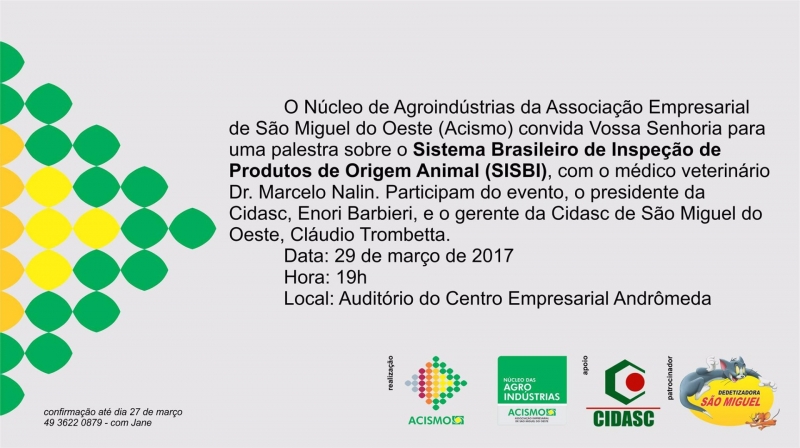 ?Núcleo das Agroindústrias realiza palestra sobre SISBI