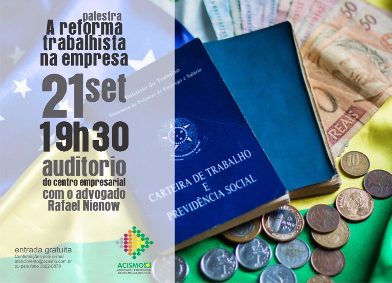 ?Acismo promove palestra sobre reforma trabalhista