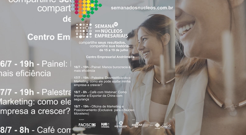 ?Semana dos Núcleos terá palestras e oficinas