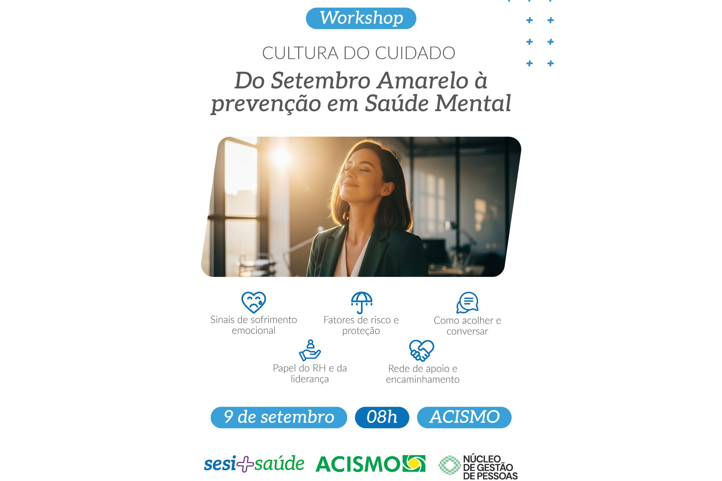 Workshop - Do Setembro Amarelo à prevenção em Saúde Mental