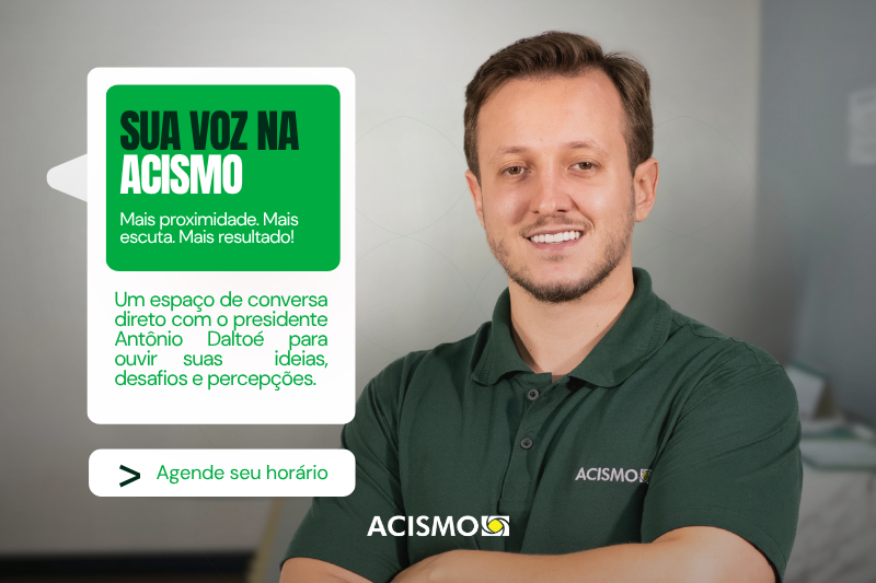 ACISMO lança iniciativa “Sua Voz na ACISMO” para fortalecer proximidade e escuta com associados
