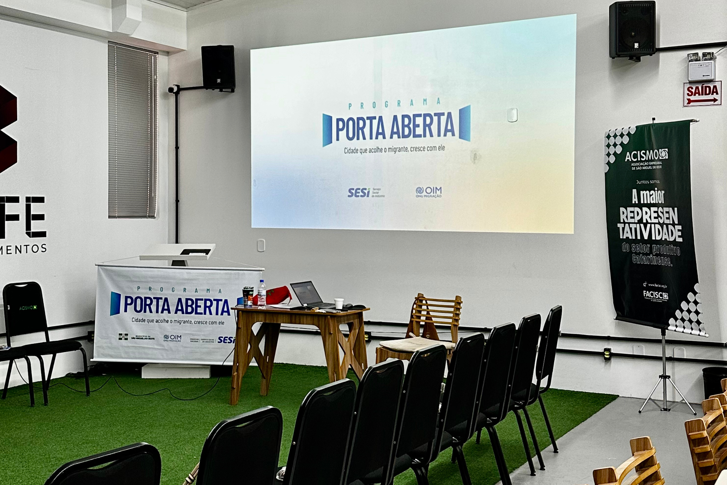 Programa Porta Aberta promove Workshop Liderança Acolhedora Intercultural em São Miguel do Oeste