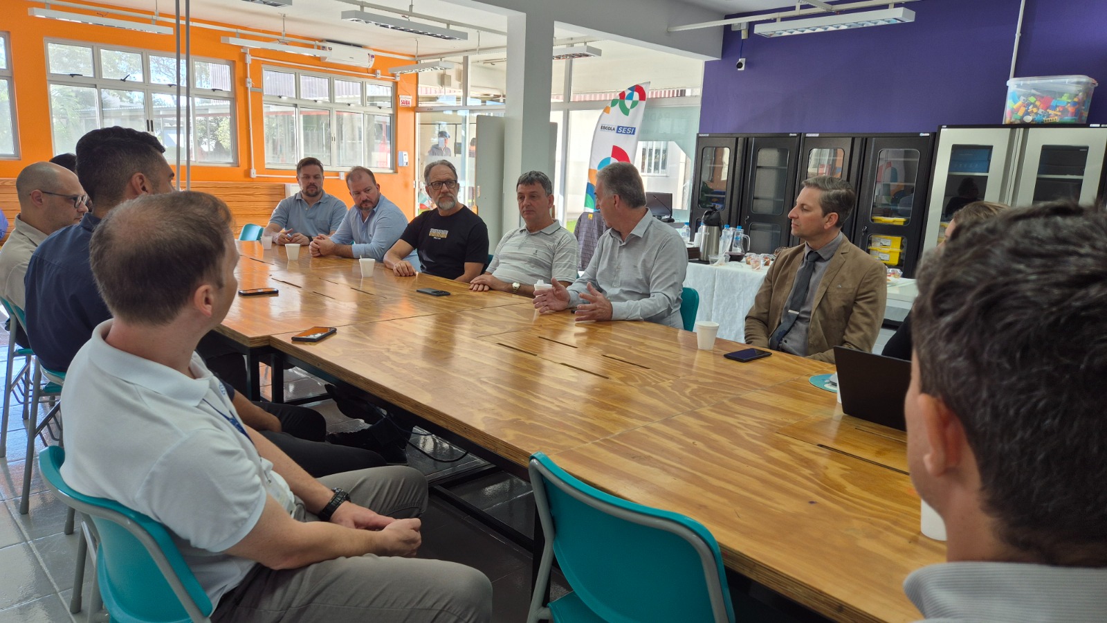 ACISMO acompanha visita ao SESI SENAI a convite da Prefeitura Municipal